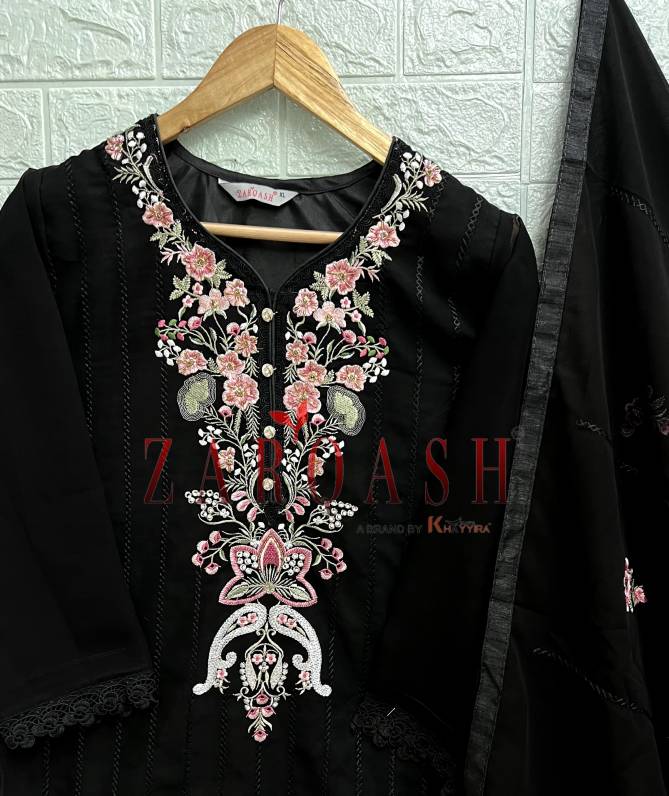 201 A And B By Zarqash Georgette Pakistani Salwar Suits Wholesalers In Delhi